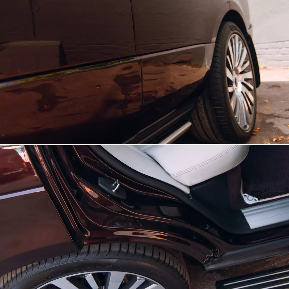 Комплексное восстановление Range Rover Autobiography Ultimate Edition! Кузовной ремонт и покраска, оклейка полиуретаном, шумоизоляция и акустика, выхлоп, детейлинг, пошив руля, крепления для планшетов